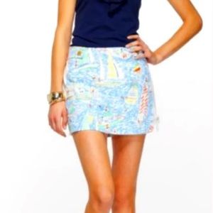 3 for $30!     Lilly Pulitzer Get Nauti print Skort